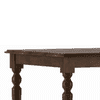 Mirasa 6 Seater Dining Table In Mango Walnut Finish