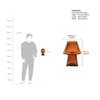 Lueur Amber Mini Handcrafted  Table Lamp