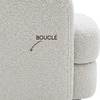 Elegantensemble Wood 1 Seater With Upholstery Non Storage Sofa In Grey Colour
