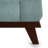 Granada Luxe 3 Seater Fabric Sofa in Dusty Turquoise Velvet Colour