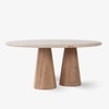 Hump Solid Wood Coffee Table in Brown Colour