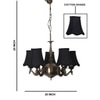 Devansh Gold Wall Mounted Lamp With Beige Jute Shade