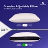 Granules Quilted 4 Pcs Adjustable Comfort Pillow 27 X 18 Inches