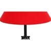 Catherine Red cotton Table lamp with Iron Base