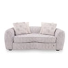 Opus 2 Seater Fabric Sofa in Dusk Grey Colour