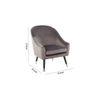 Matisse Accent Chair in Grey Colour