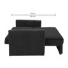 Melano Pull Out Sofa cum Bed in Dark Grey Colour
