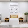 Hexa Engineered Wood Modern Single Bed With Headboard With Storage In Frosty White And Giant Wood