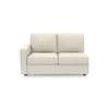 Apollo Compact Sofa (Colour : Pearl, Cushion : Hard, Back Type : Regular, Seating Capacity : Right Aligned 2 Seater + Right Aligned Chaise + Ottoman)