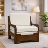 Alex 1 Seater Sofa Cum Bed in Off White Colour
