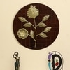 W-Asahi Abstract Metal Wall Decor in Gold Set of 1