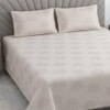 Niko Coffee Shade Solid Plain 500 TC Cotton Satin Flat Super King Size Bedsheet with 2 Pillow Covers – Threads