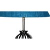 Evelynn Turquoise Jute Table lamp with Wood & Iron Base