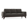 Granada Premium 3 Seater Fabric Sofa in Smoke Colour