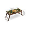 Cereal Central Solid Wood Bookshelf and Serving Tray In Multicolour