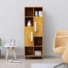 Hexa Engineered Wood Bookshelf Multipurpose Storage Rack in Giant Wood Colour