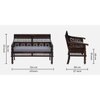 Nehmat 2 Seater Wooden Sofa