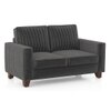Apollo Neo 2 Seater Fabric Sofa In Steel Colour