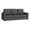 Apollo Sofa Set (Colour : Steel Grey, Cushion : Hard, Back Type : High Back, Seater : 3+1+1)