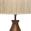 Devansh Bamboo Table Lamp With Wood Base -(7X13 Inches)-1