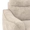 Ronan 1 Seater Fabric Sofa In Beige Colour