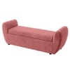 Redol Boucle 2 Seater Ottoman Bench with Storage  in Pink  Color