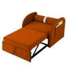 Jayen 1 Seater Pull Out Sofa cum Bed  in Orange Colour