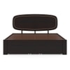 Nimbus Solid Wood King Size Bed With Drawer Storage (Mahogany Finish)