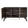 Taarkashi Solid Wood Sideboard in American Walnut Finish