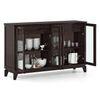 Akira XL Solid Wood Sideboard in Mahogany Finish