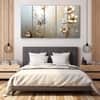 The Castle Decor Flower Art Wall Painting Wooden Framed Digital Painting 27x48 Inch