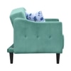 Pacific 3 Seater Sofa Cum Bed In Sea Green Colour