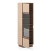 Sydney Modular Wall-Mounted Shelf in Beige High Gloss