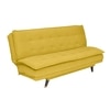 Hudson 3 Seater Sofa Cum Bed In Yellow Colour