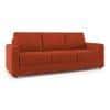 Apollo 3 Seater Fabric Sofa in Lava Colour