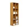 Hexa Engineered Wood Bookshelf Multipurpose Storage Rack in Giant Wood Colour
