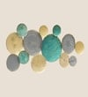 W-Hiren Abstract Metal Wall Decor in Multicolor Set of 1