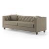 Windsor Premium 3 Seater Fabric Sofa in Mist Brown Colour