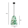 Tropical Vibe Glass Electric Lighting in White Colour