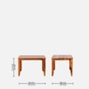 Cook 4 Seater Dining Set In Walnut Finish