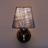Devansh Metal Electric Wall Light in Antique Gold Colour with Blue Shade Count of 1 Light