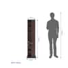 Shimada Engineered Wood  Bookshelf in Columbian Walnut Finish