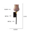 Devansh Metal Electric Wall Light in Black Colour with Multi Shade Count of 1 Light