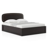 Nimbus Solid Wood Queen Size Bed With Box Storage (Mahogany Finish)