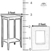 Orange Square Planter Indoor Tabletop Water Fountain