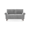 Oxford 2 Seater Fabric Sofa In Granite Weave Colour
