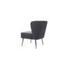 Beato Fabric Accent Chair in Grey Colour