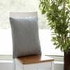 Flora Light Grey  And Vanilla Grey Melange Cushion Cover 18X18 Inches