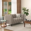Henrietta 2 Seater Fabric Sofa (Cloudy Beige Velvet)