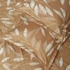 Brown Floral 180 TC Flat 1 Queen  Bedsheet with 2 Pillow Covers